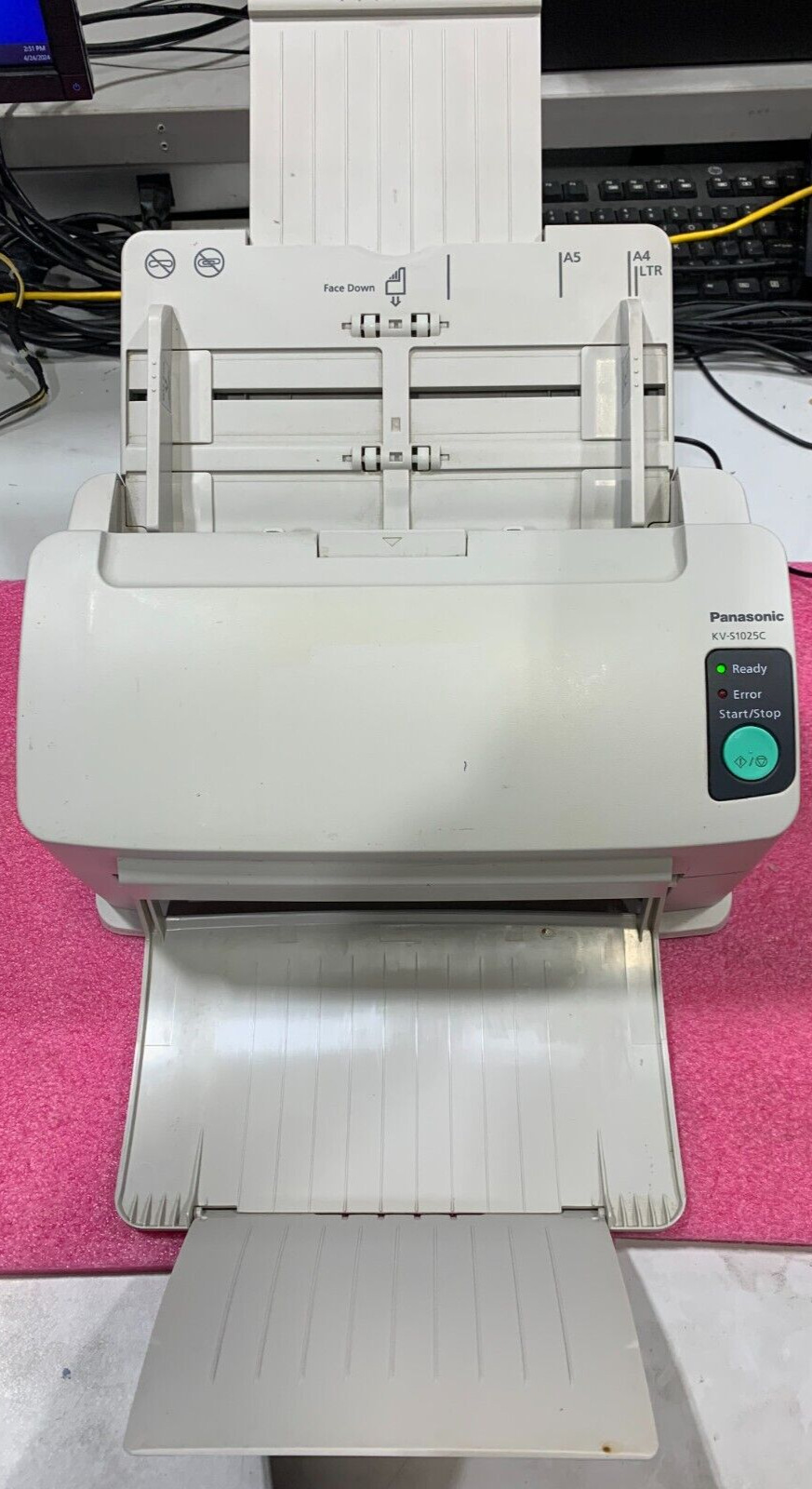 Panasonic KV-S1025C High Speed Color Document Scanner - No Power Cord