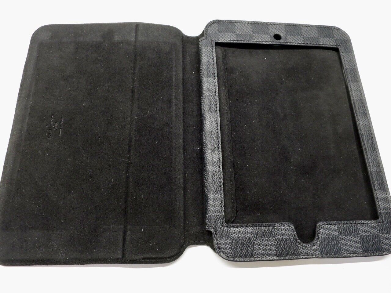 Authentic LOUIS VUITTON Damier Etui iPad mini Folio Case also holds kindle Mint