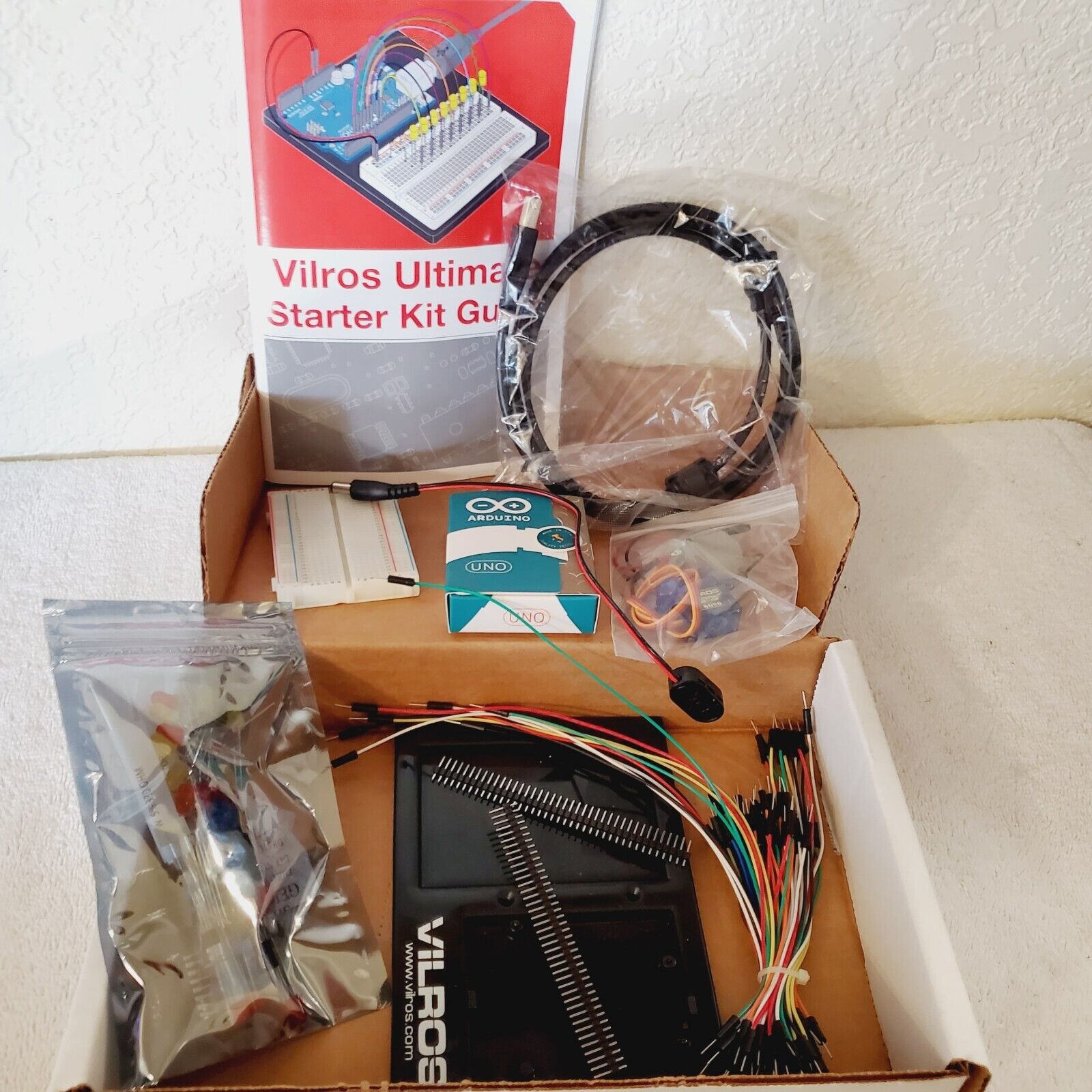 Vilros Arduino Uno 3 Ultimate Starter Kit Includes 12 Circuit Guide Programming
