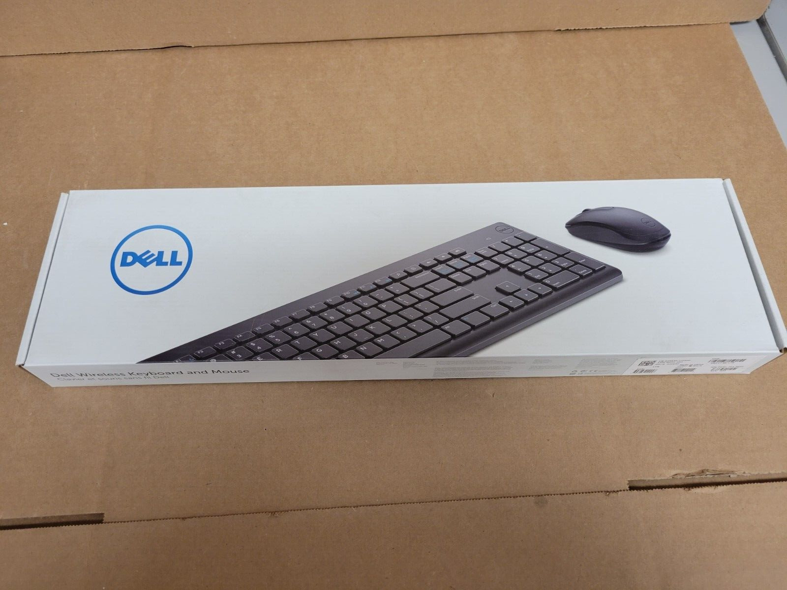 NEW SEALED Dell KM117 Black Wireless Keyboard  Mouse **SPANISH LAYOUT**