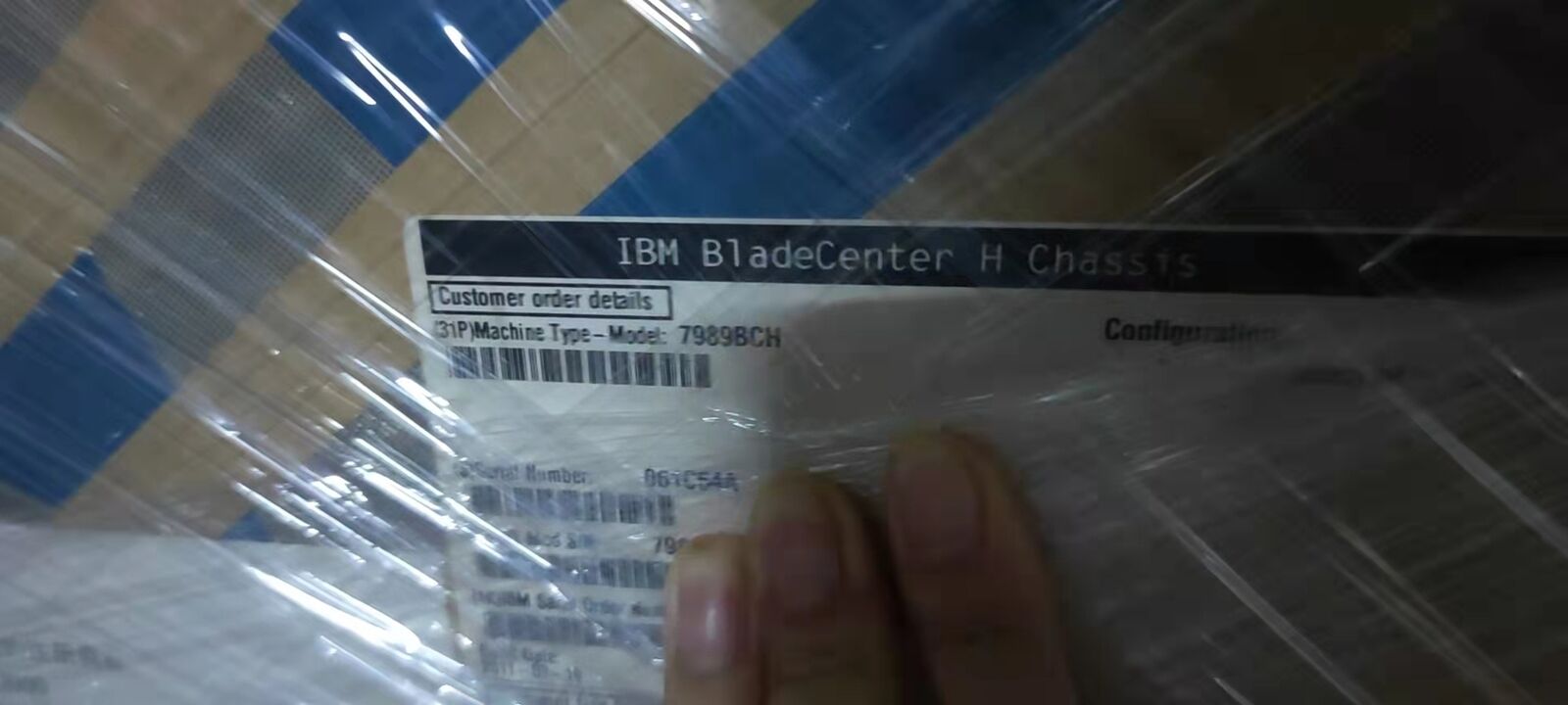 IBM BladeCenter H Chassis 7889BCH 061C54A with K3G200-AC56-12  69Y5844 Power S