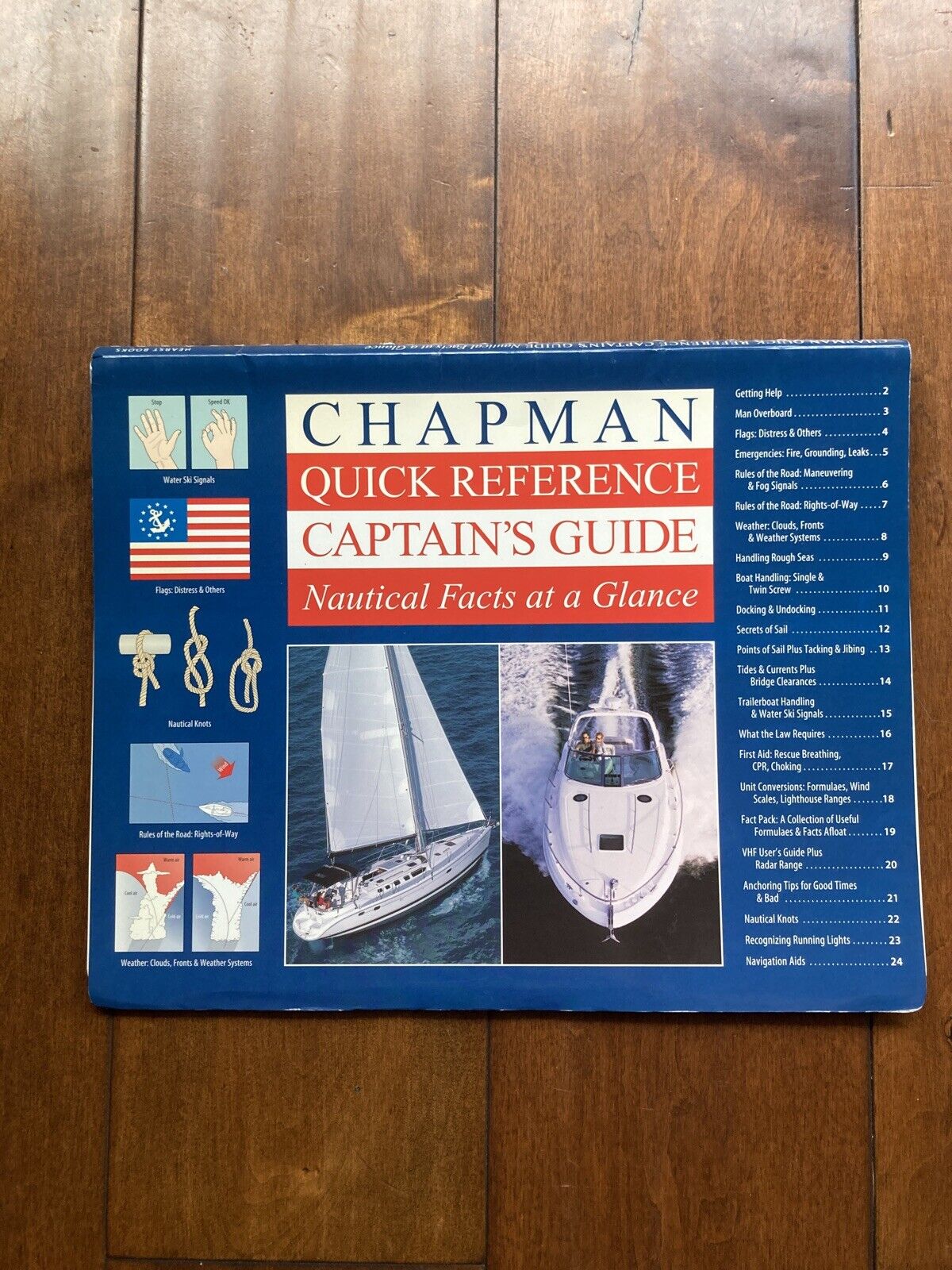 Vintage Chapman Reference Captain’s Guide Spiral Book