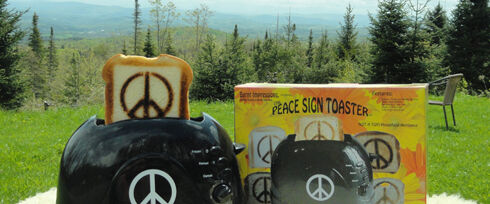 The Peace Sign Toaster by Burnt Impressions - Damaged Box