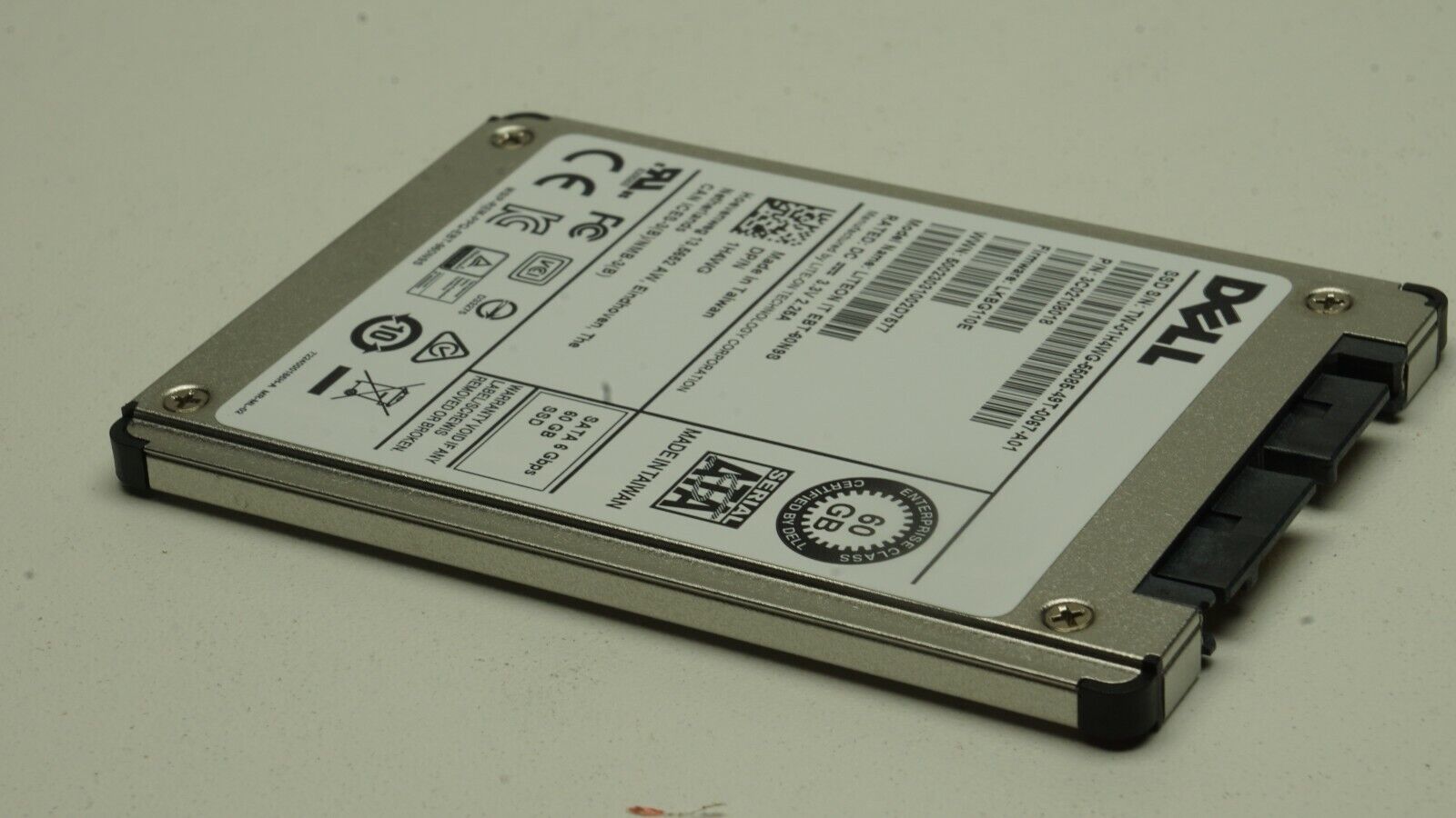 Dell 60GB 6Gbps SATA MU Mix Use MLC 1.8 SSD EBT60N9S (1H4WG)