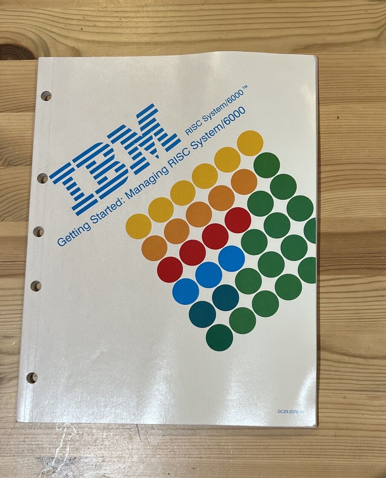 Vintage IBM Managing RISC System/6000 RS/6000. 1990 Book