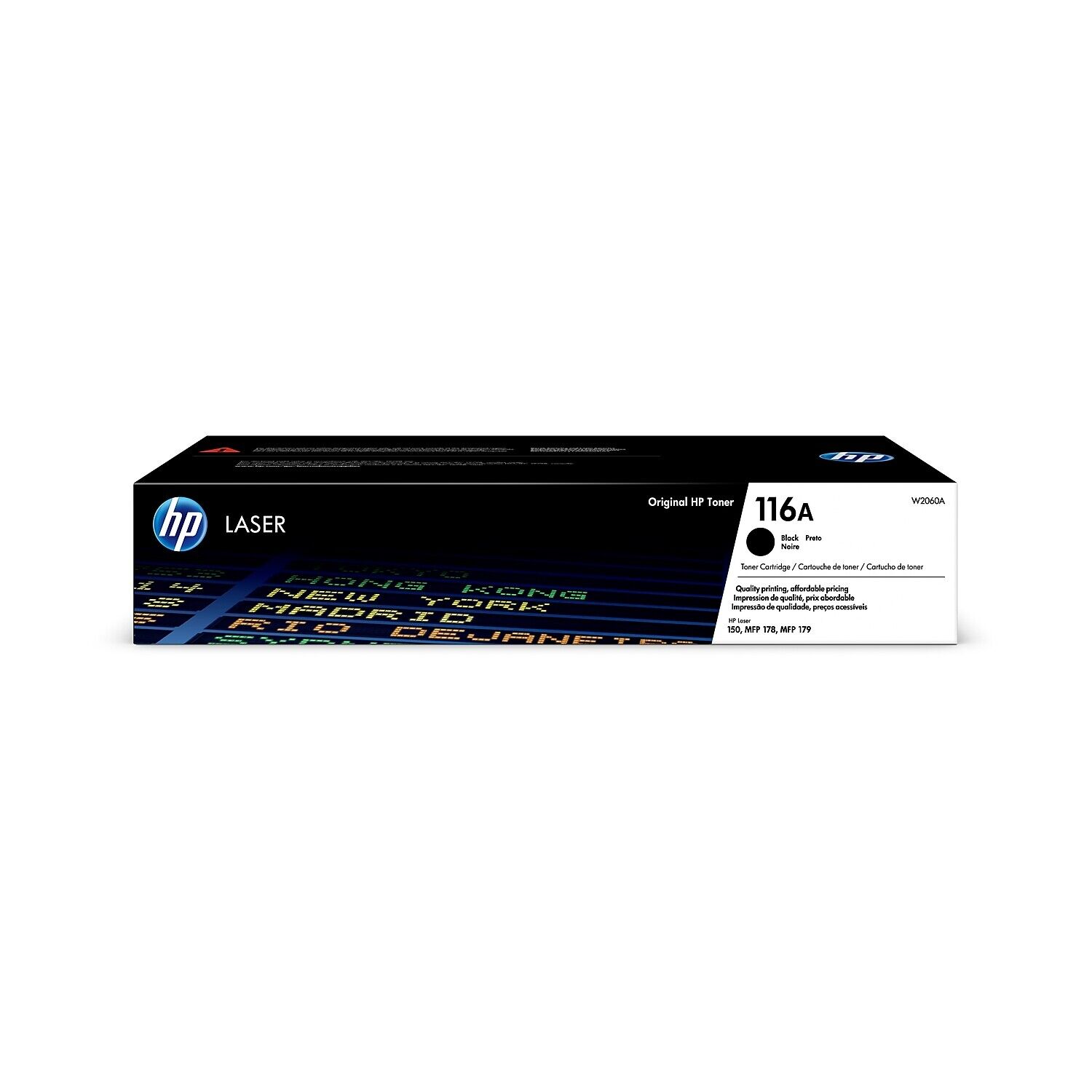 HP Inc. HP 116A Black Toner Cartridge Standard Yield W2060A