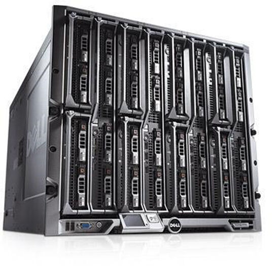 Dell PowerEdge M1000E Chassis + 16 x M710HD Blade servers 172 XEON Cores 256GB 