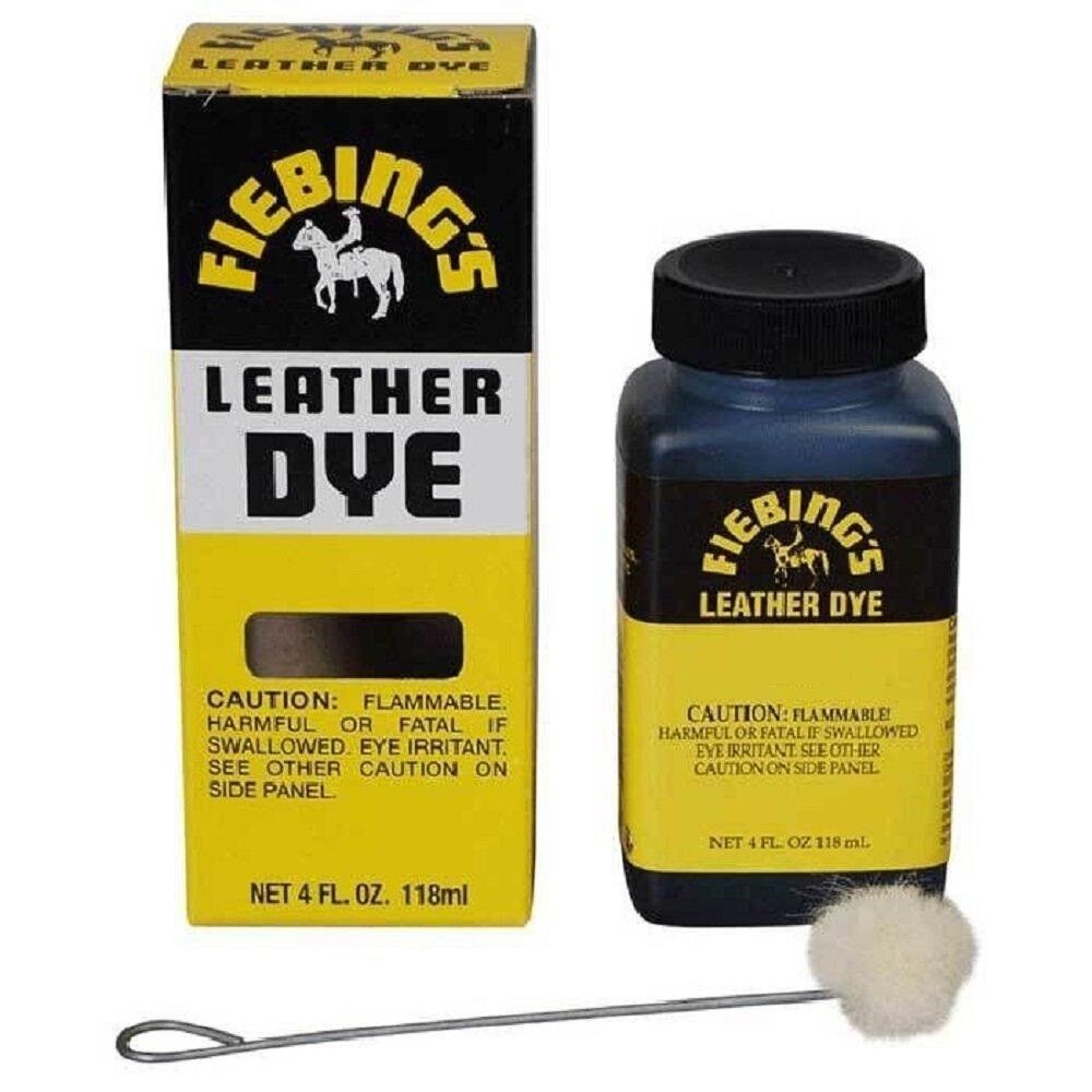 Fiebing's Leather Dye w/ Applicator - ALL COLORS- 4 OZ  |Not for CA Customers|