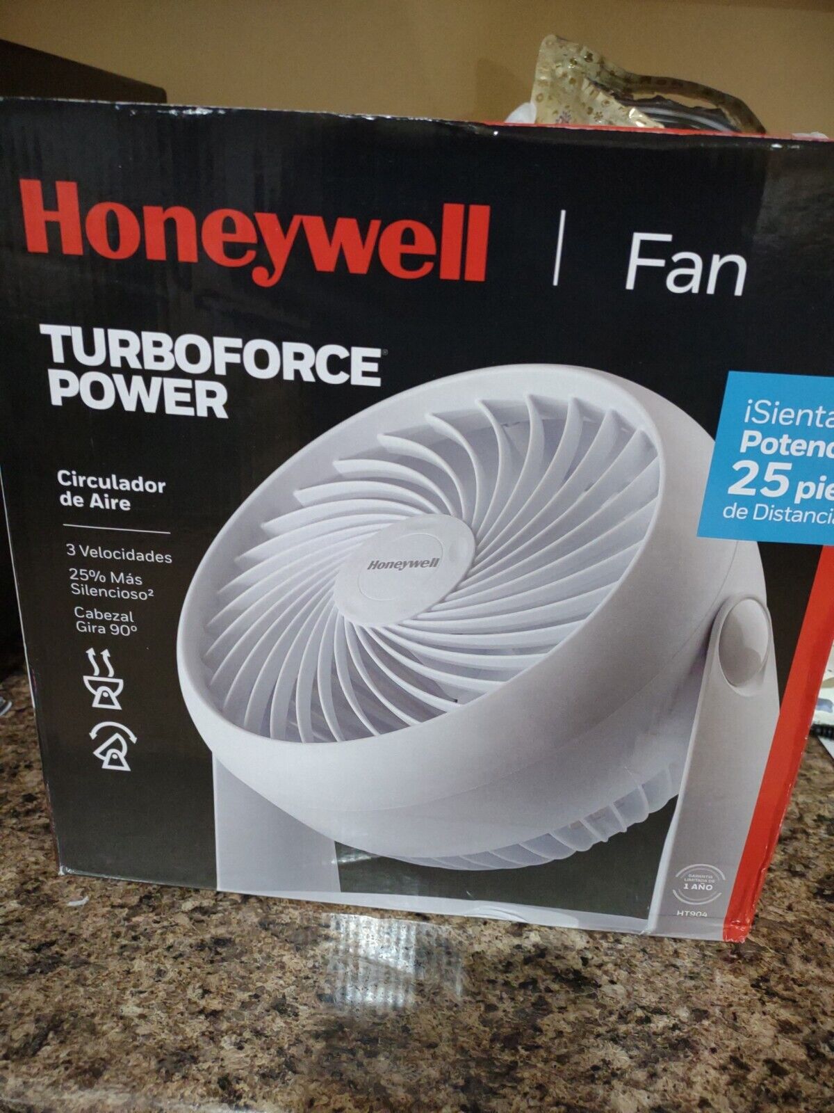 Brand New Honeywell Turboforce Power fan + Freebies