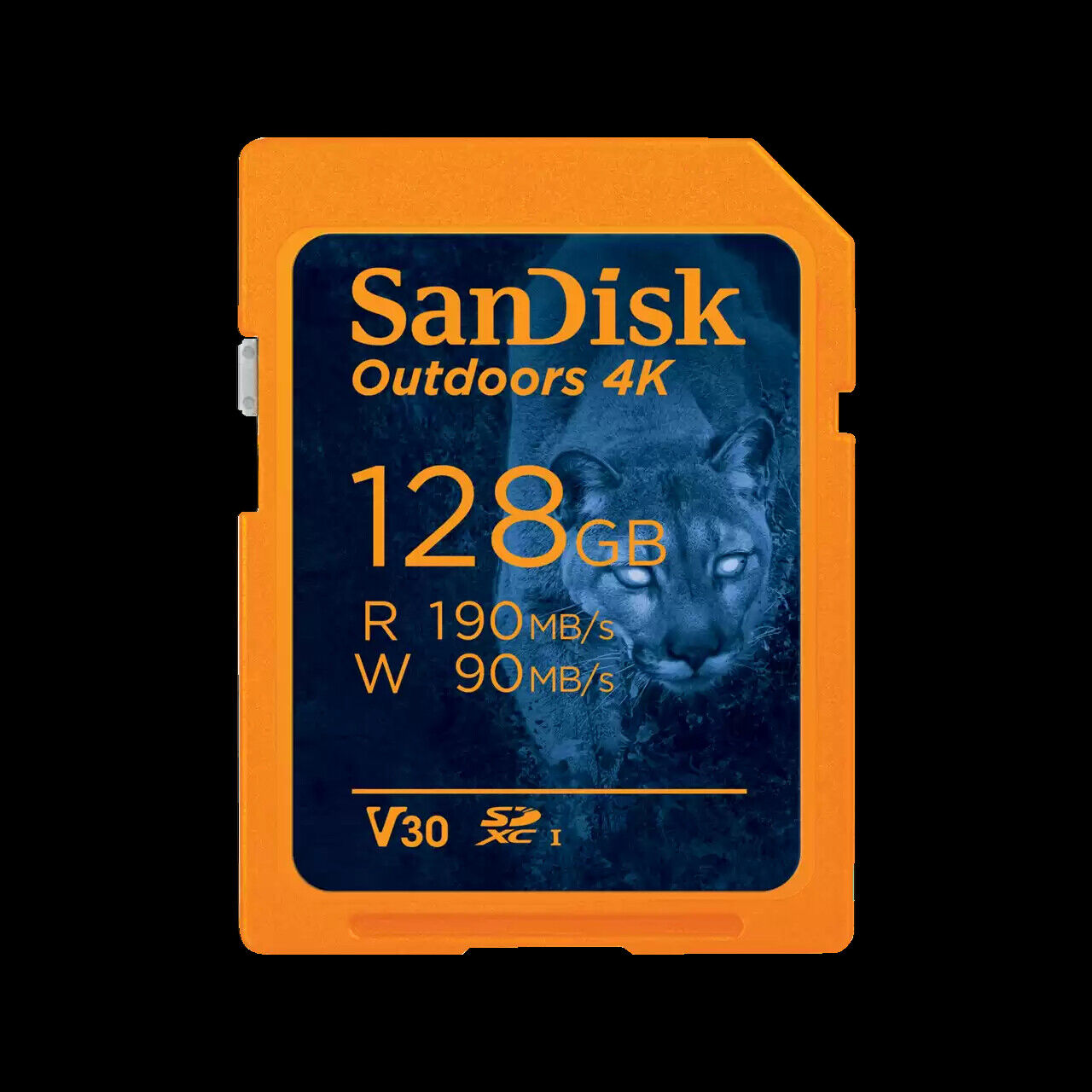 SanDisk 128GB Outdoors 4K SD UHS-I SDXC Memory Card - SDSDXWA-128G-GN6VN