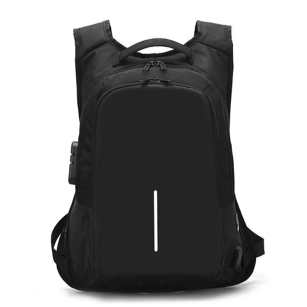Anti-Theft Men Women Travel Backpack USB Charge Laptop School Bag Rucksack M335