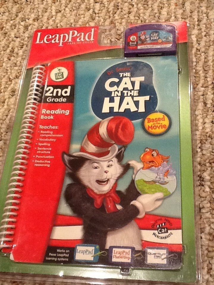 LeapFrog LeapPad Dr. Seuss' The Cat in the Hat Reading Book 2nd Grade NEW