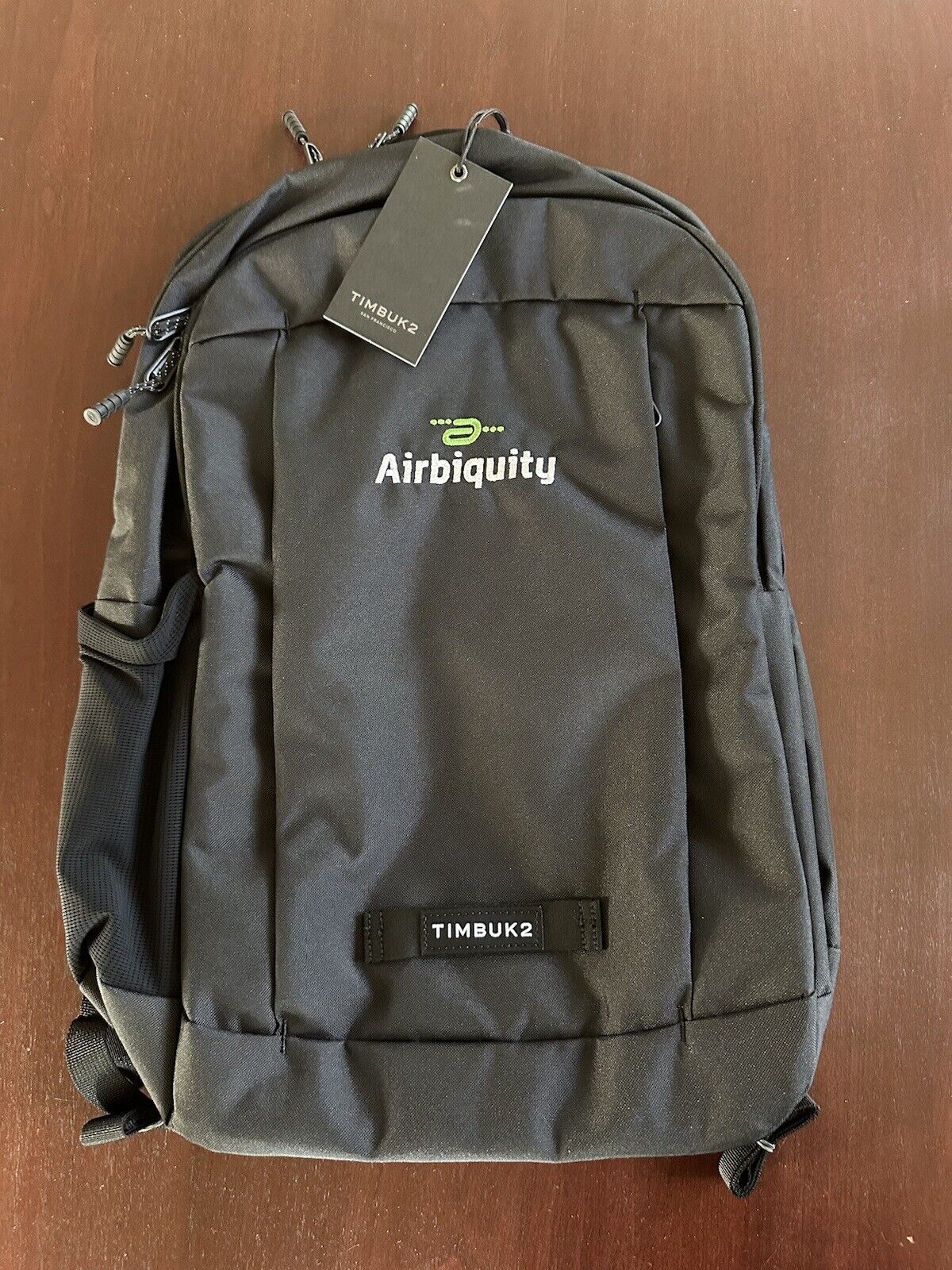 Timbuk2 Parkside Eco Black OS Backpack 3840-3-1068 (New with Tags) Company Logo