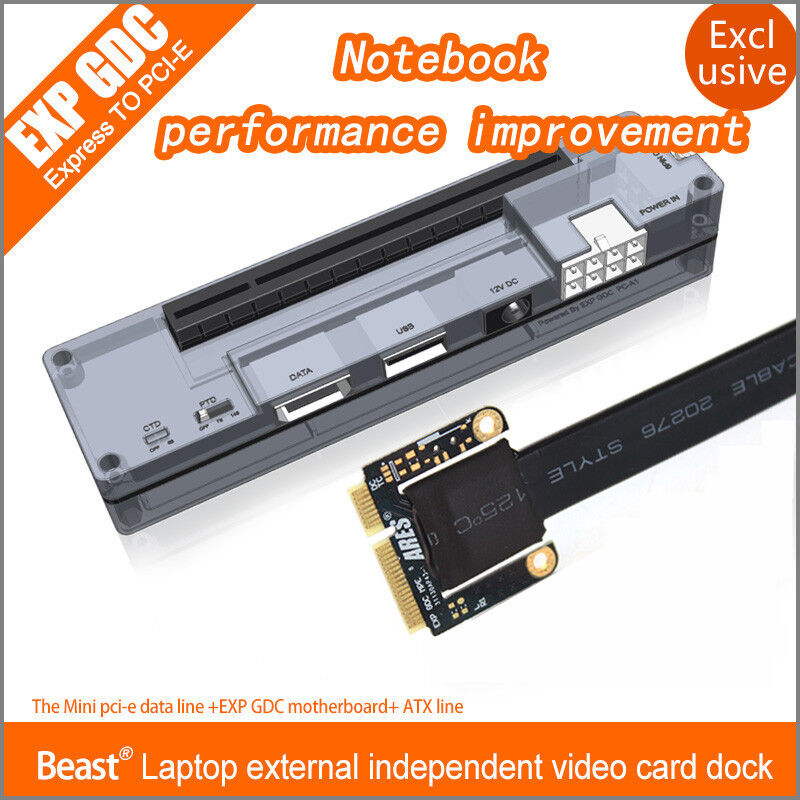 V8.0 EXP GDC Beast Laptop External Independent Video Card Dock Mini PCI-E Vers..