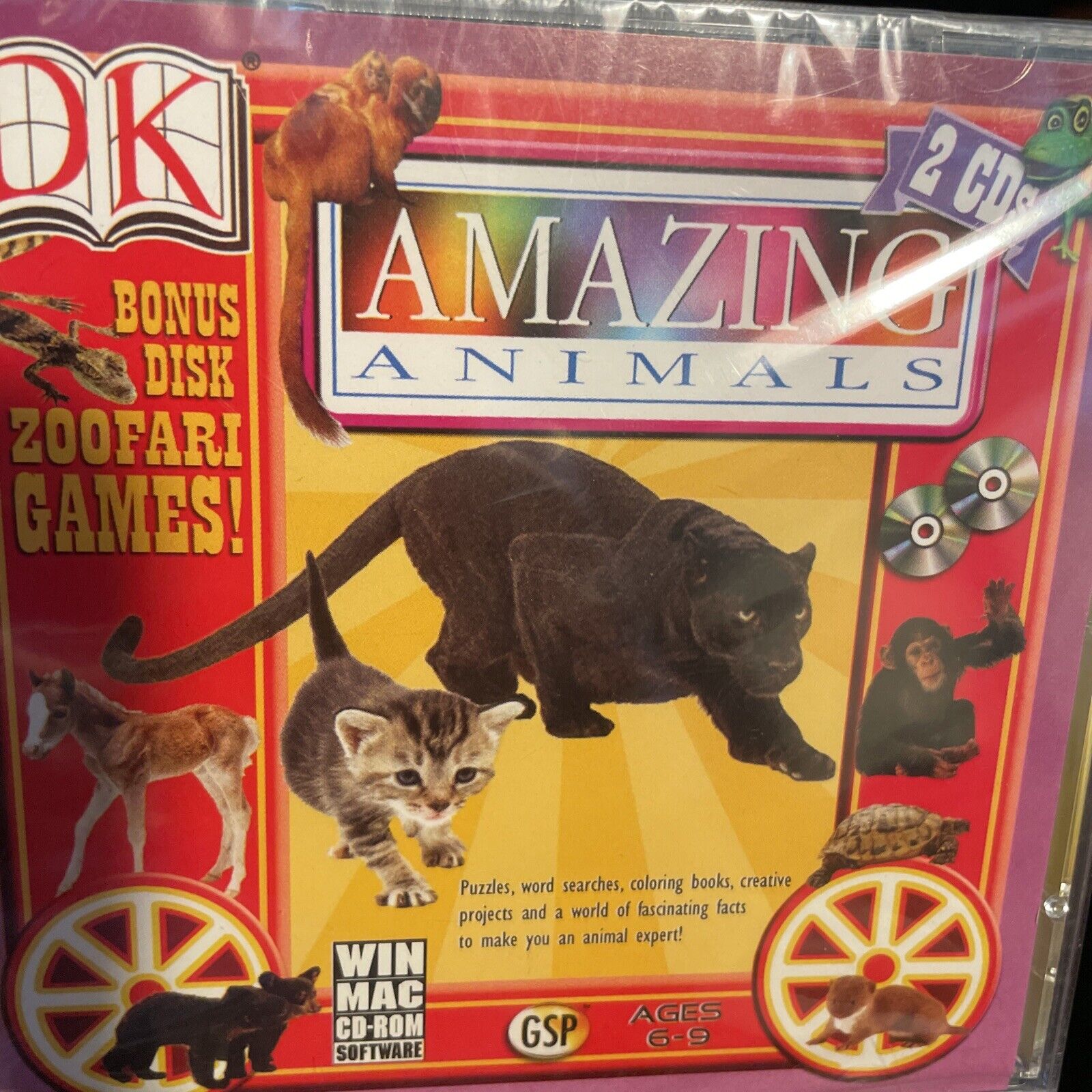 DK Amazing Animals [Win & Mac CD-ROM] 9780439800266 - Bonus Game - Zoofari