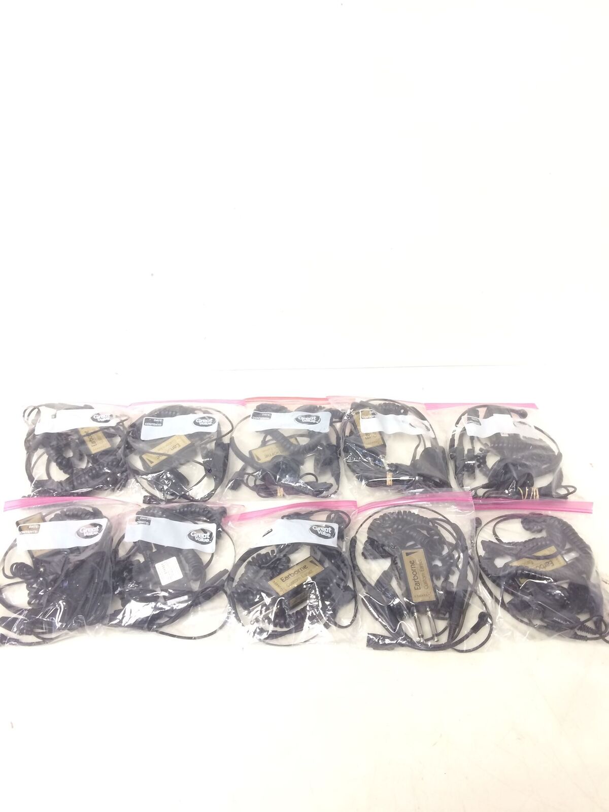 Lot of 60 NEW STARKEY Earborne Custom Headset with Transmitter GP-CX w/Ear muffs