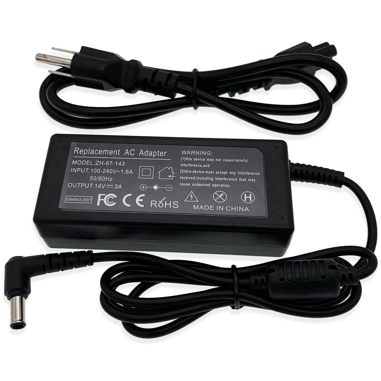 AC Adapter For Samsung UE590 U28E590D LU28E590DS/ZA Monitor Power Supply Cord
