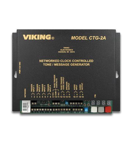 Viking Electronics Master Clock / Network Clock Controlled Tones or Messages