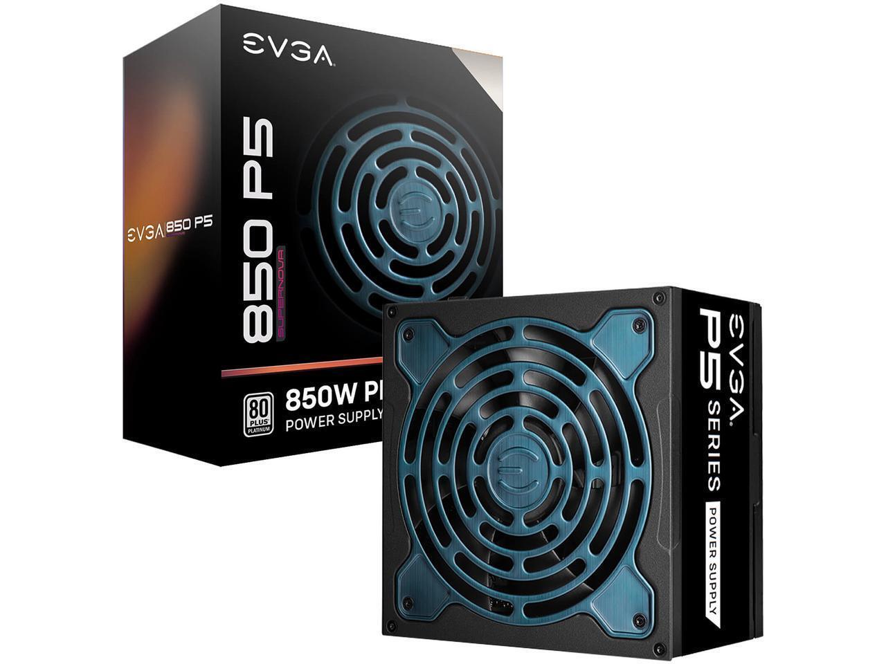 EVGA SuperNOVA 850 P5, 80 Plus Platinum 850W, Fully Modular, Eco Mode with FDB F