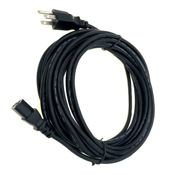Power Cable Cord for HP 22UH, 24UH, W2207H, LP3065, E241i, E271i MONITOR 25ft