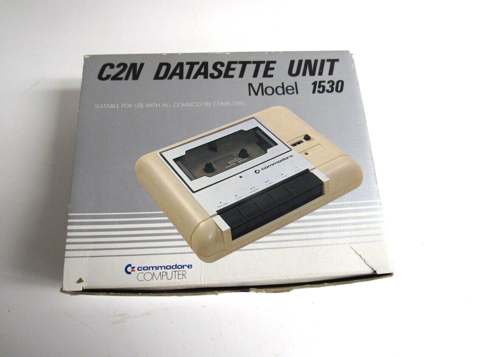 Commodore Computer C2N Datasette Unit Model 1530 w/Orig. Box