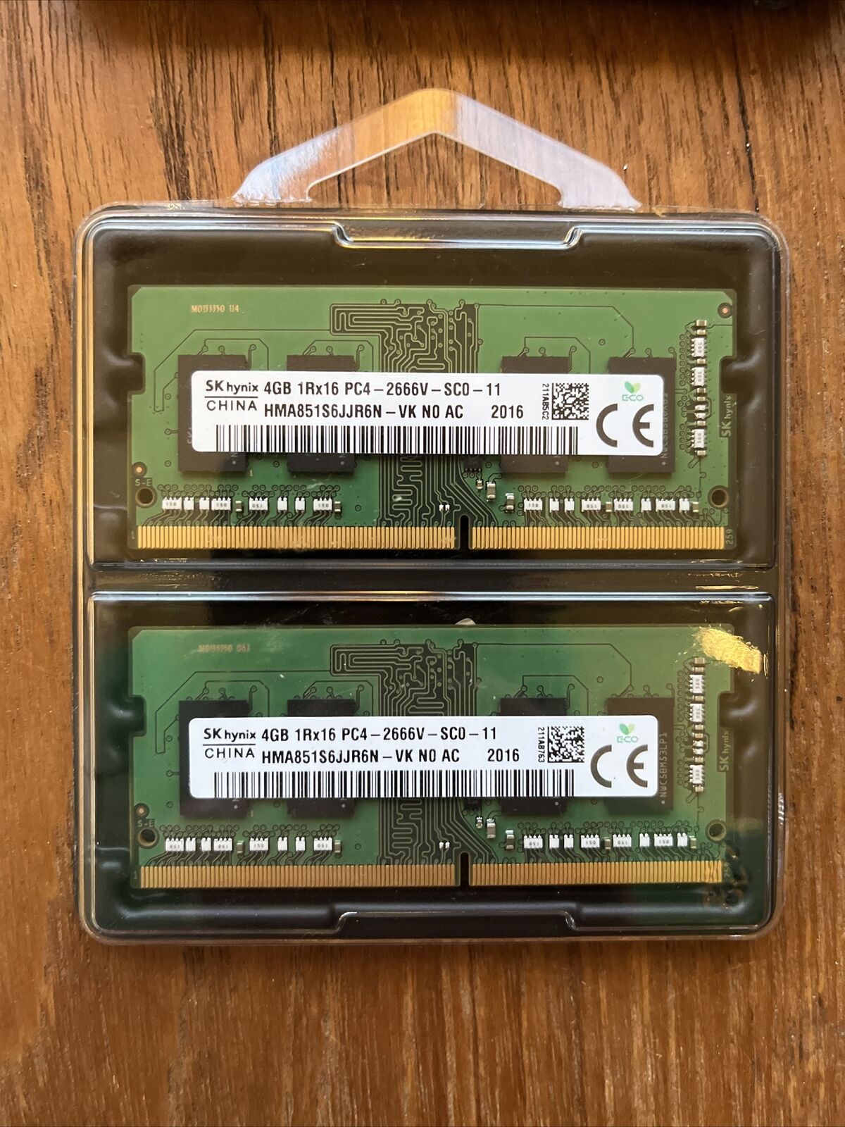 SK Hynix PC4-2666V 4GB Ram DDR4 2666MHz SODIMM Laptop Memory RAM - Set of Two