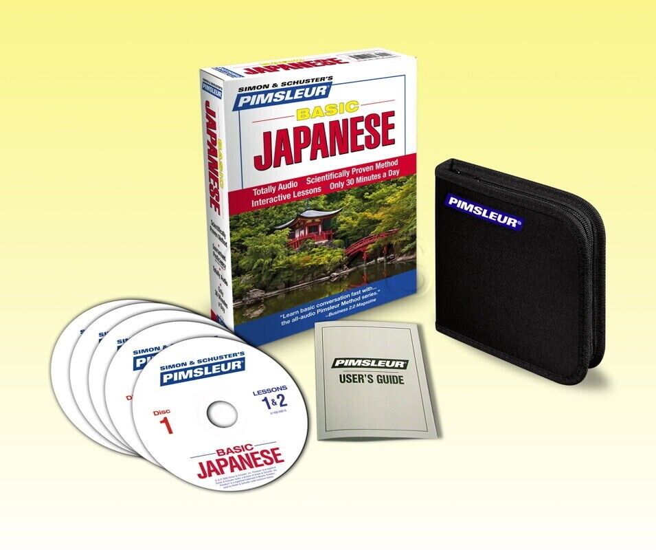 NEW 5 CD Pimsleur Learn to Speak Basic Japanese Language