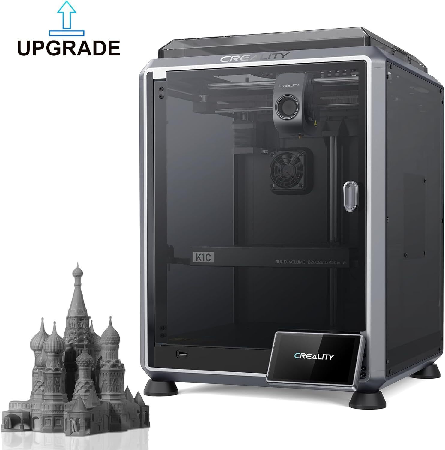 2024 New Version Creality K1C 3D Printer 600mm/s Fast Printing Speed AI Camera