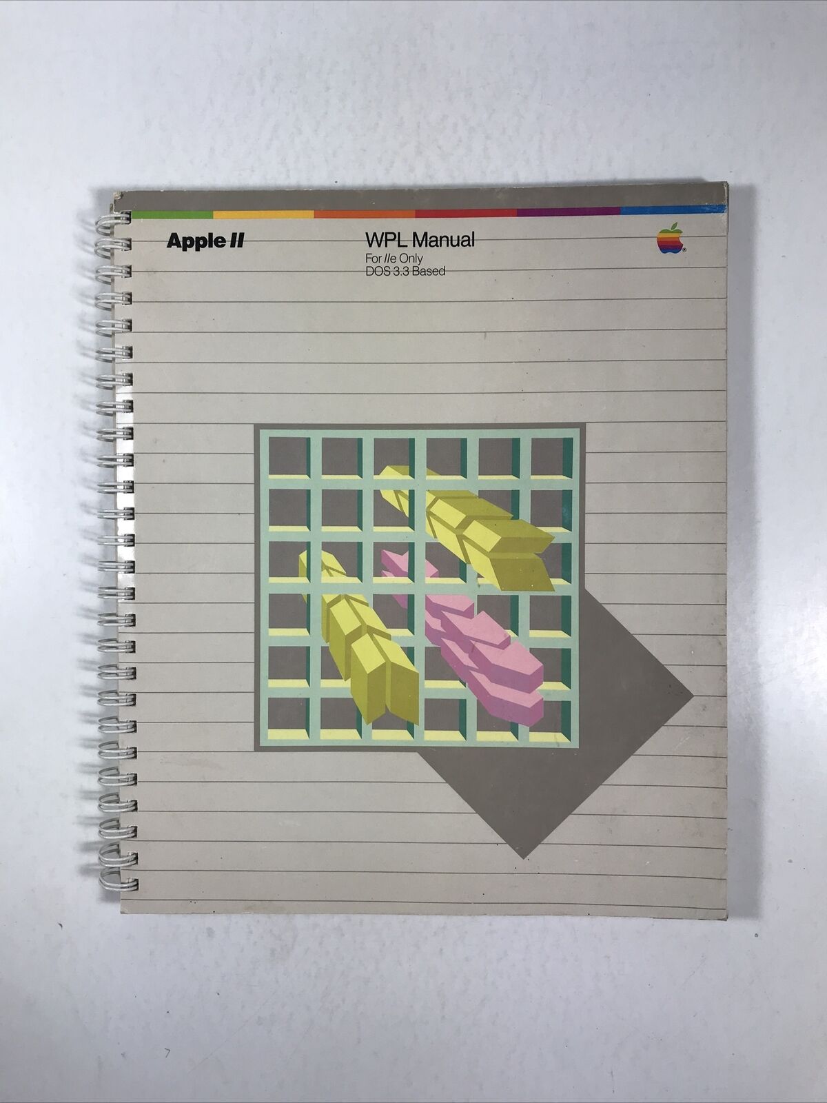 Apple II, WPL Manual For lle, DOS 3.3, (Computer Book) 1982