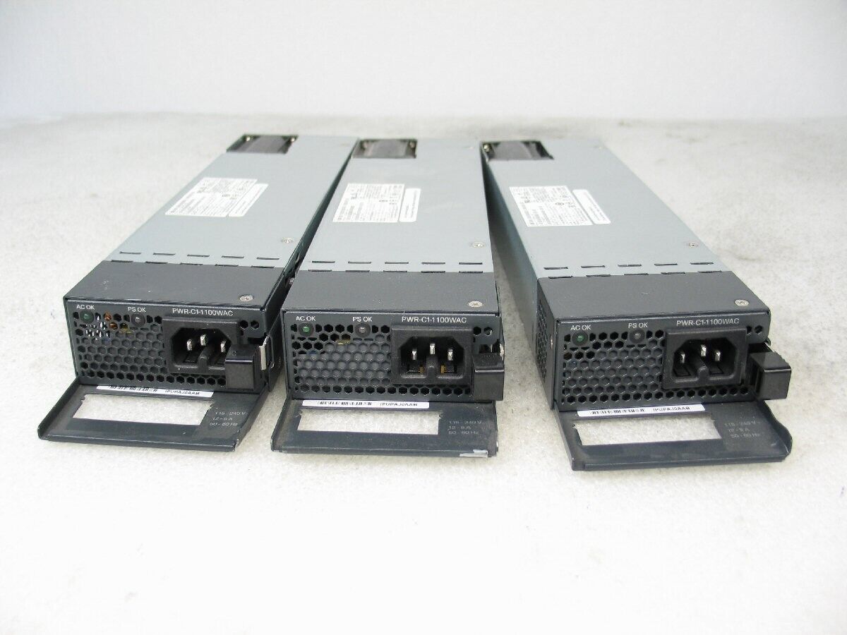 Cisco PWR-C1-1100WAC 1100W AC Power Supply for Catalyst 3850 Series Switches