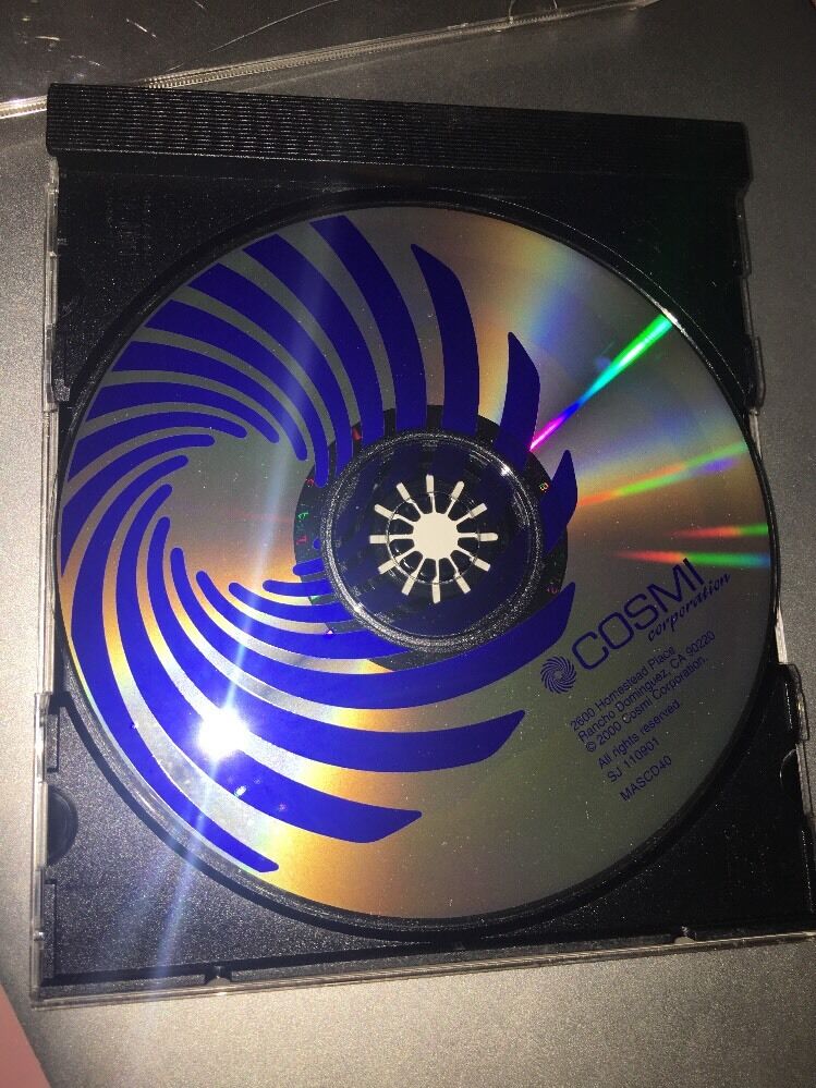 RARE Cosmi PC Software Program 2000 Cosmi Corporation CD-ROM DISC ONLY #XD1