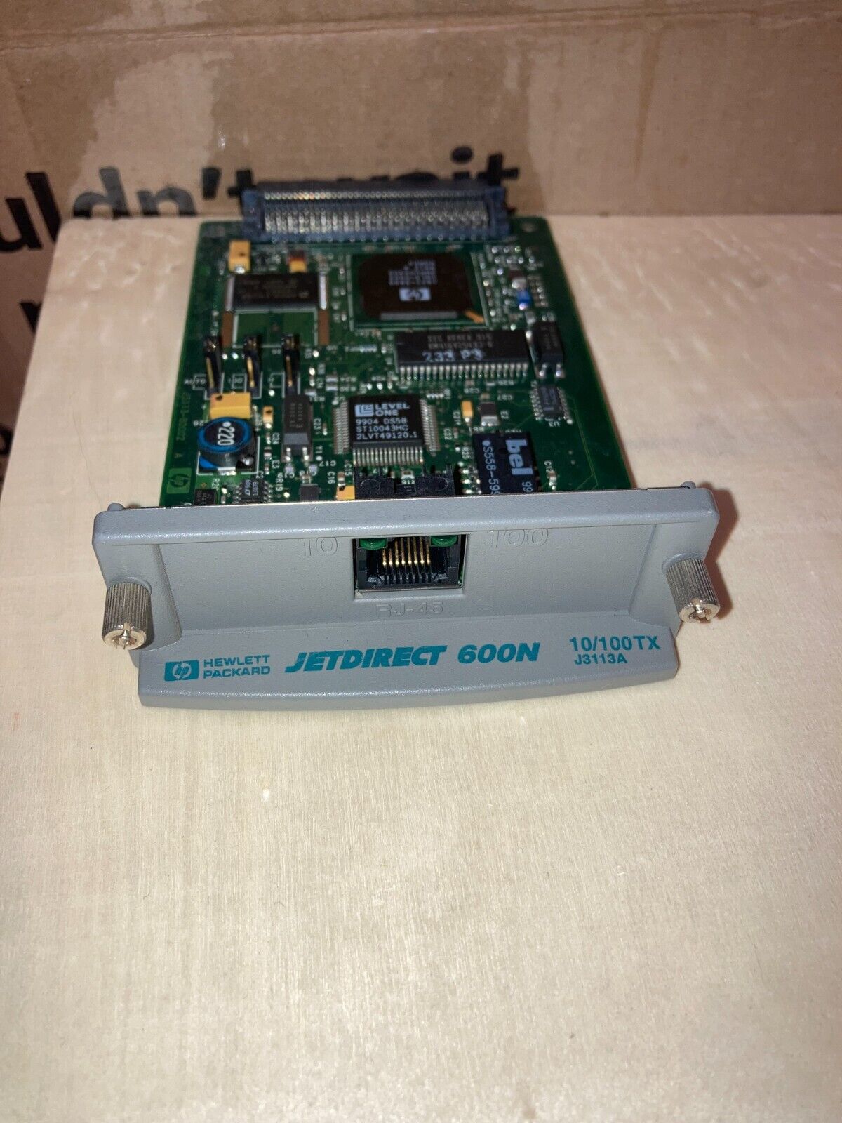 HP Laserjet 10/100 Ethernet Network Server Card Jetdirect 600N J3113A
