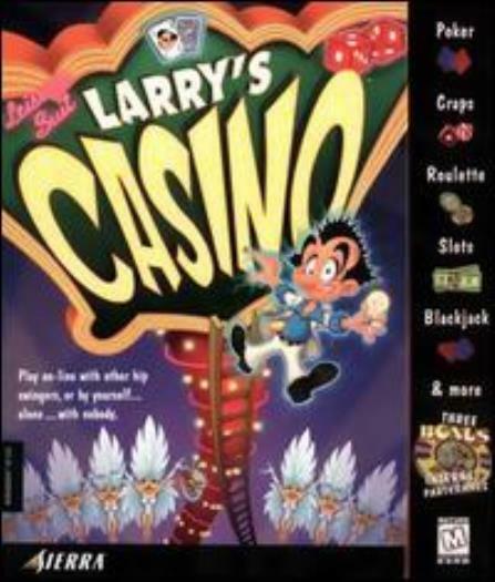 Leisure Suit Larry's Casino PC CD roulette slots poker craps gambling humor game
