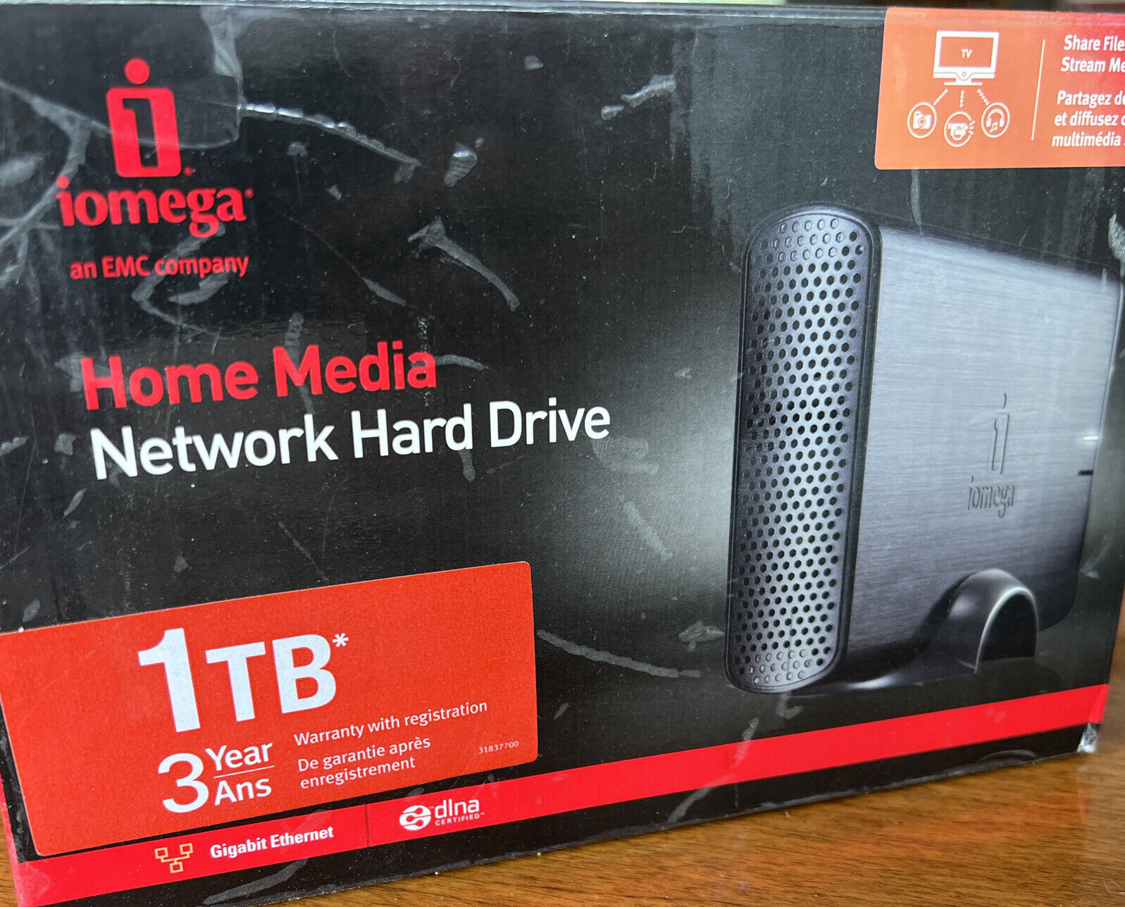 Iomega Home Media Network Hard Drive 1TB