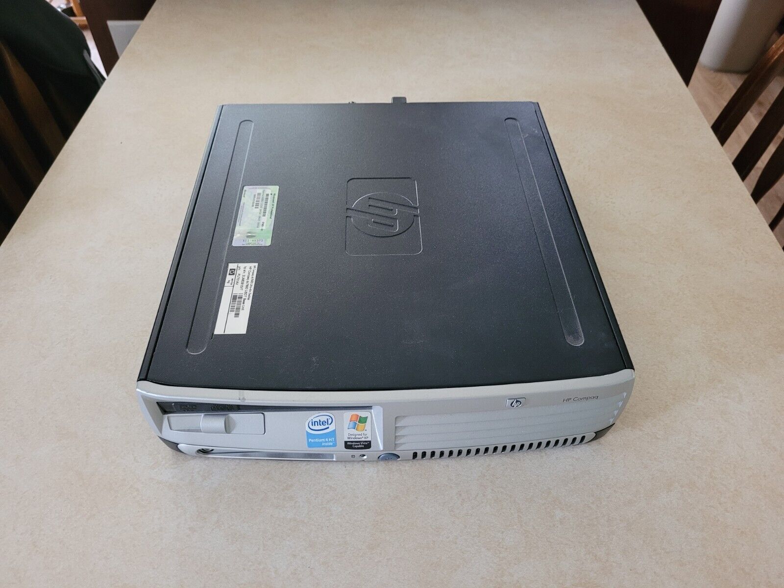 Vintage HP Compaq dc7600 Ultra-slim Desktop DOES NOT WORK PARTS ONLY