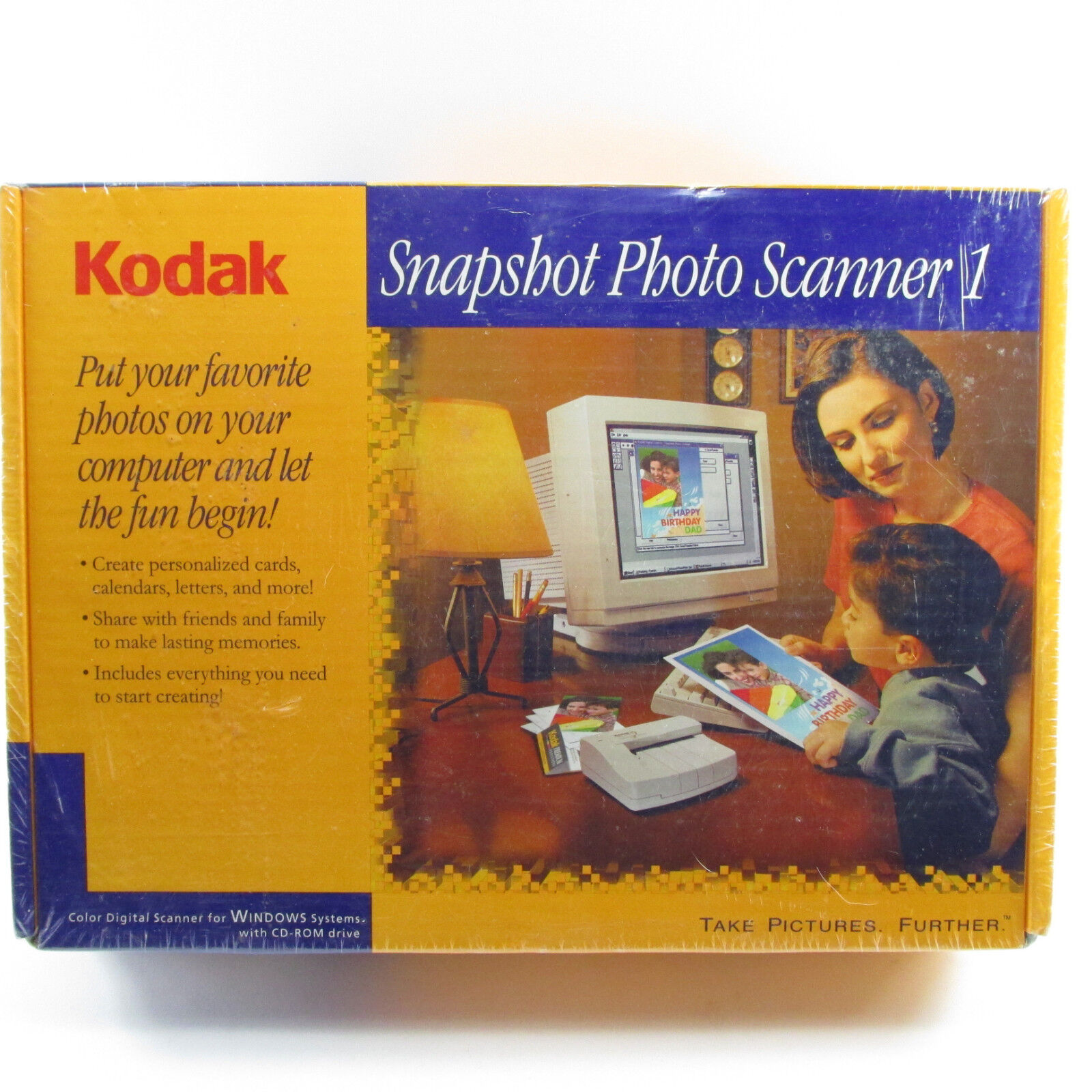 New Kodak Snapshot Photo Color Digital Scanner 1 Factory Sealed 1996 Vintage