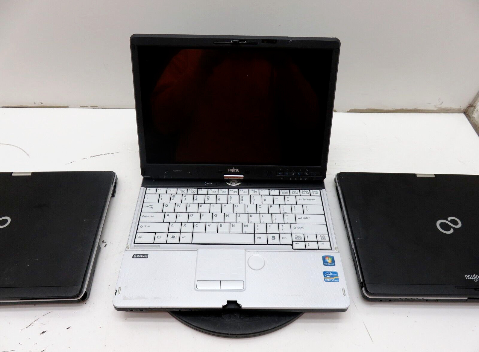 Lot of 3 Fujitsu LifeBook T901 Laptops Intel Core i5-2520M 4GB No HDD or Battery