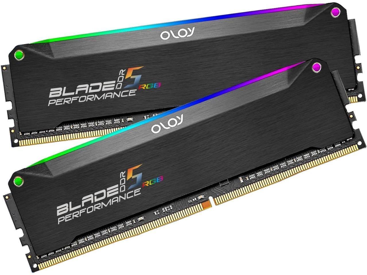 OLOy Blade RGB 32GB (2 x 16GB) PC RAM DDR5 6400 (PC5 51200) Desktop Memory