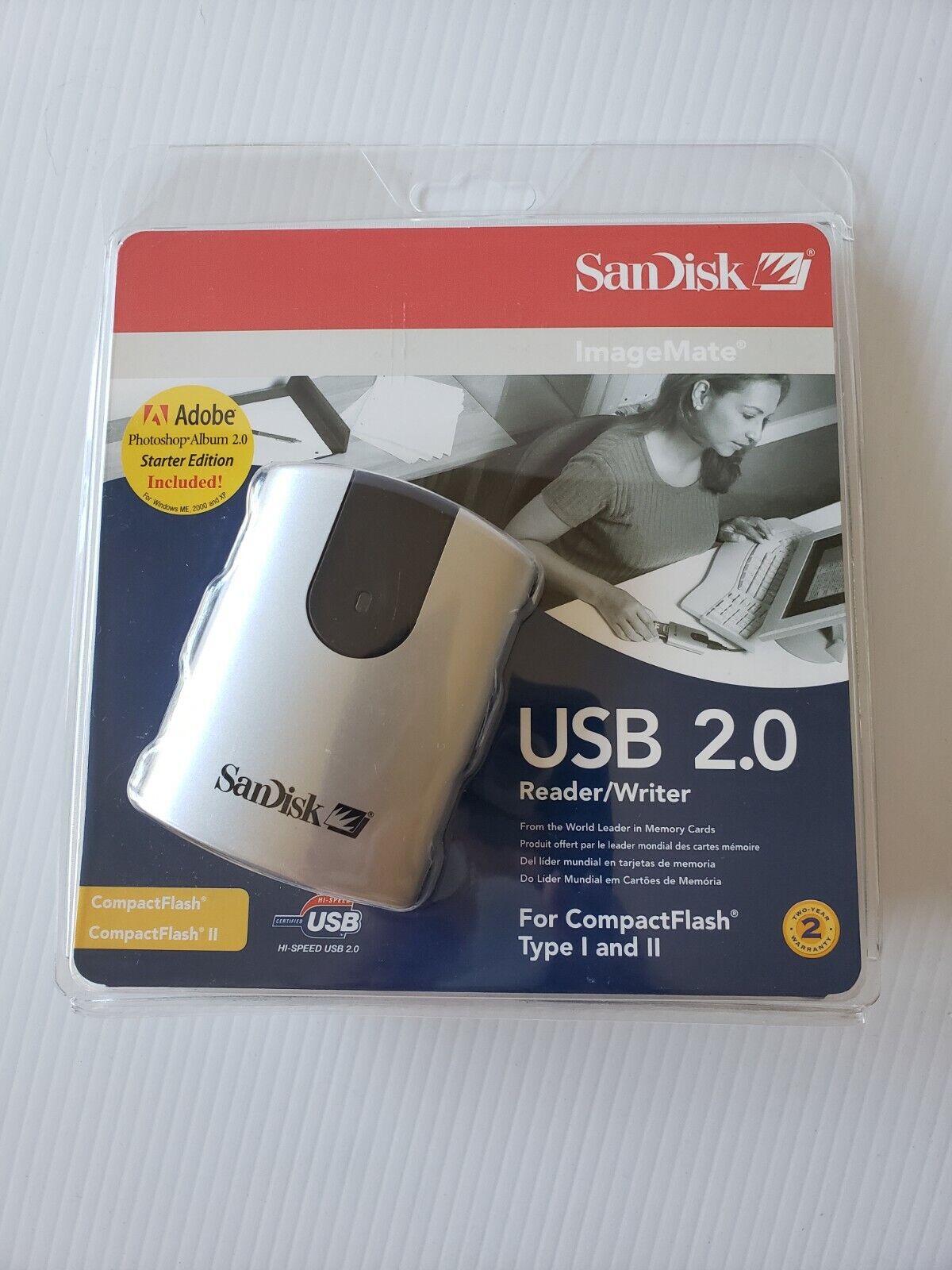 SanDisk Imagemate USB 2.0 Reader Writer CompactFlash Type I & II Brand New