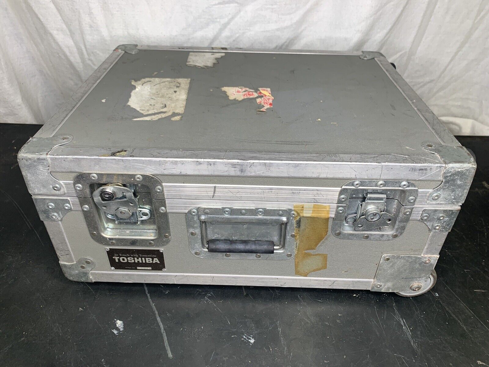 Vintage Toshiba Penn Fabrications Custom Made Heavy Equipment Travel Case 24” 00