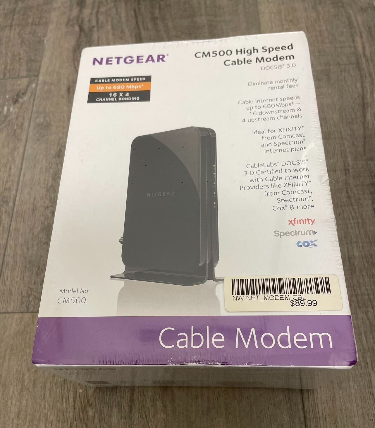 New NETGEAR CM500 High Speed Cable Modem | DOCSIS 3.0 | CM500-100NAS - SEALED