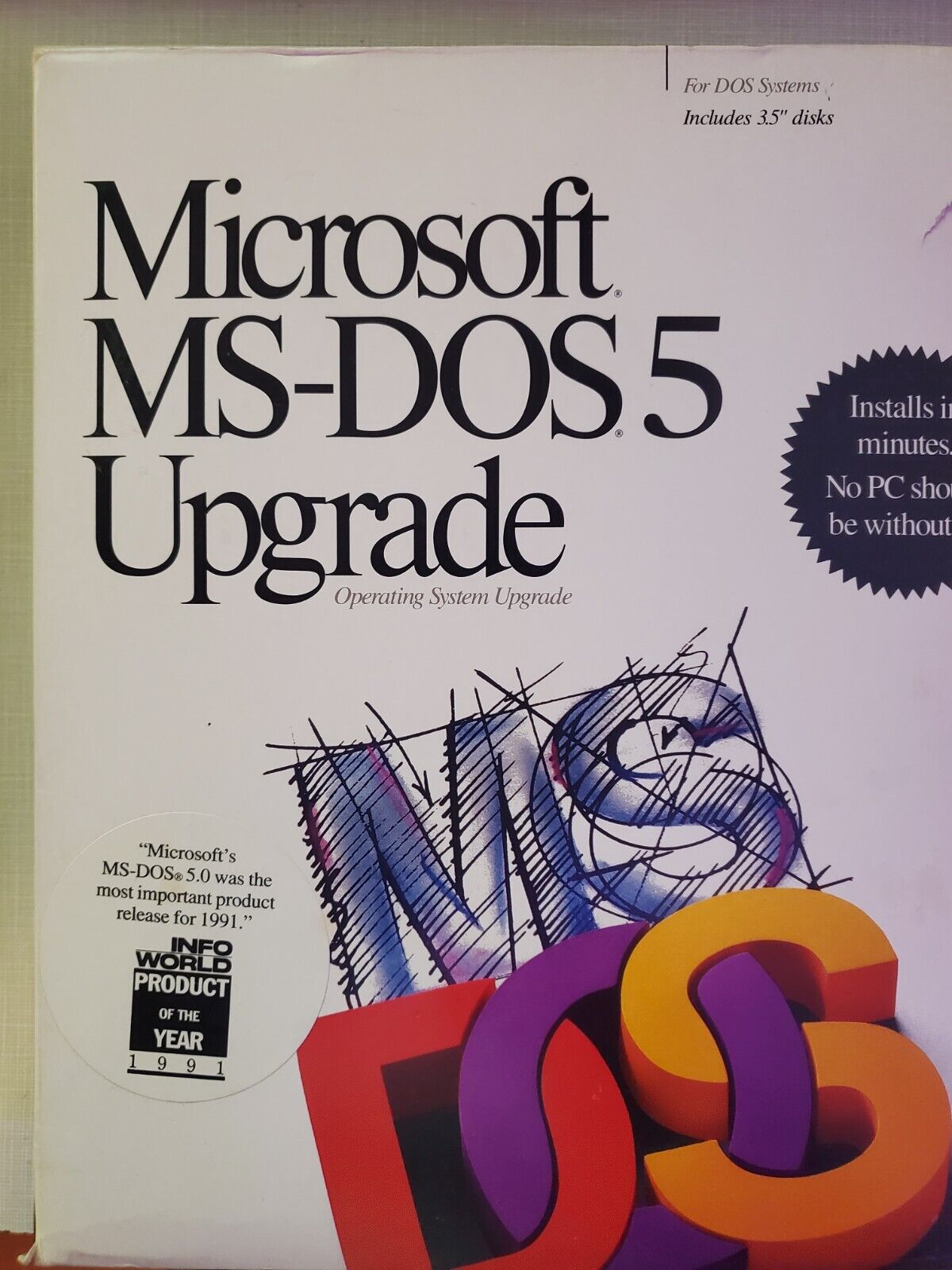 MS-DOS v 5.0 Upgrade