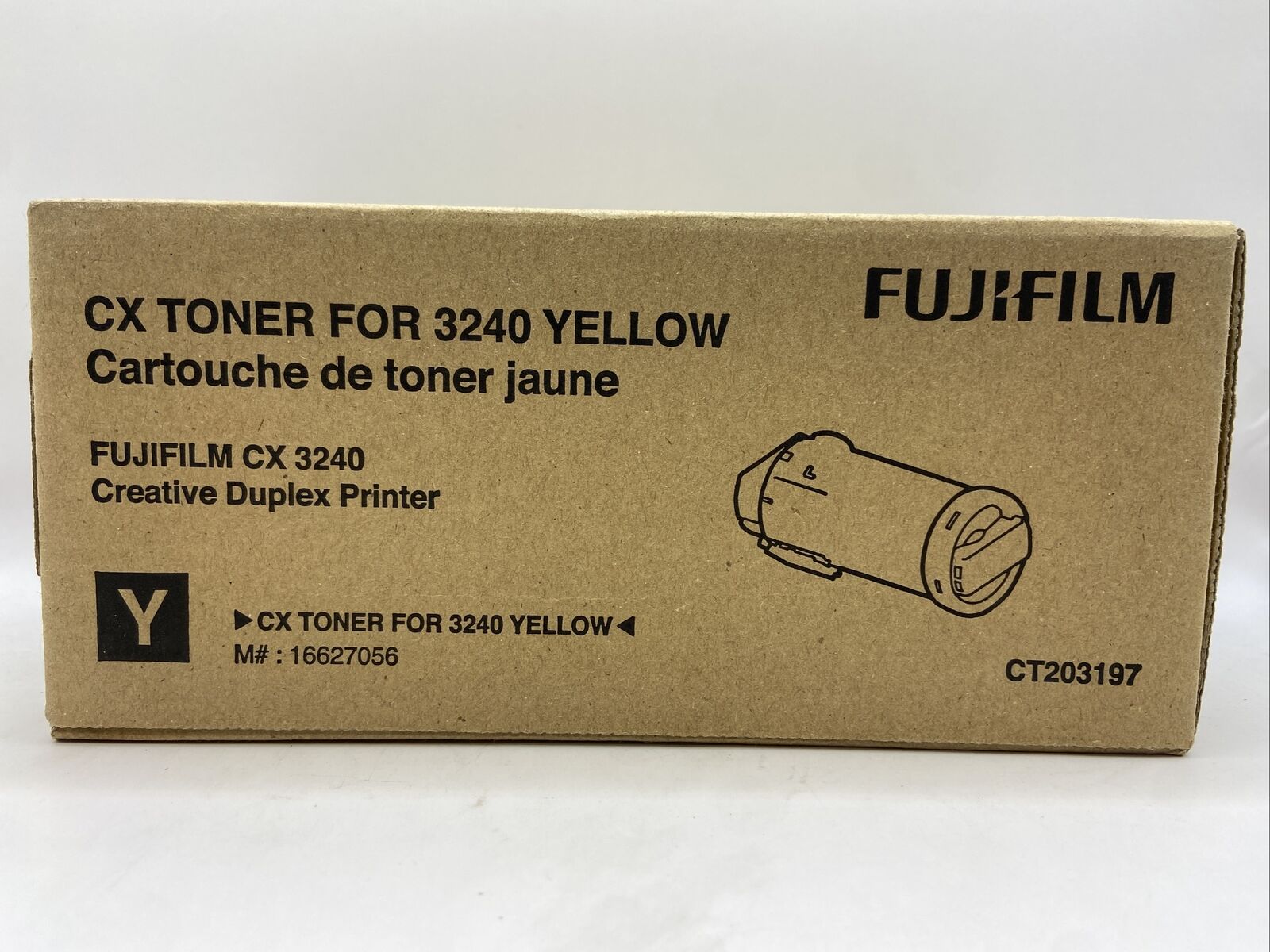 Fujifilm CX Toner For 3240 Yellow, Model CT203197, Brand New