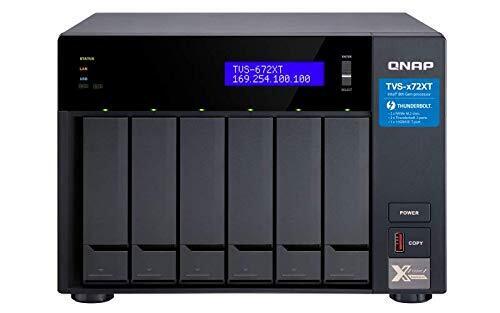 QNAP TVS-672XT-I3-8G SAN/NAS/DAS Storage System - Intel Core i3 i3-8100T