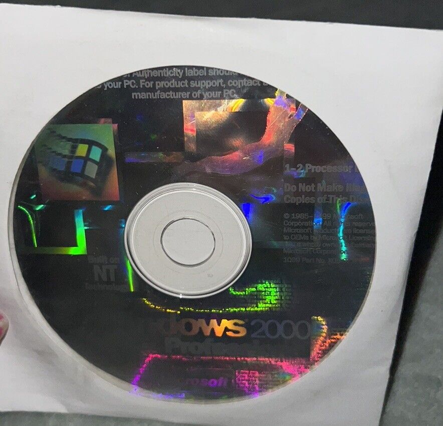 Microsoft Windows 2000 Professional Installation CD