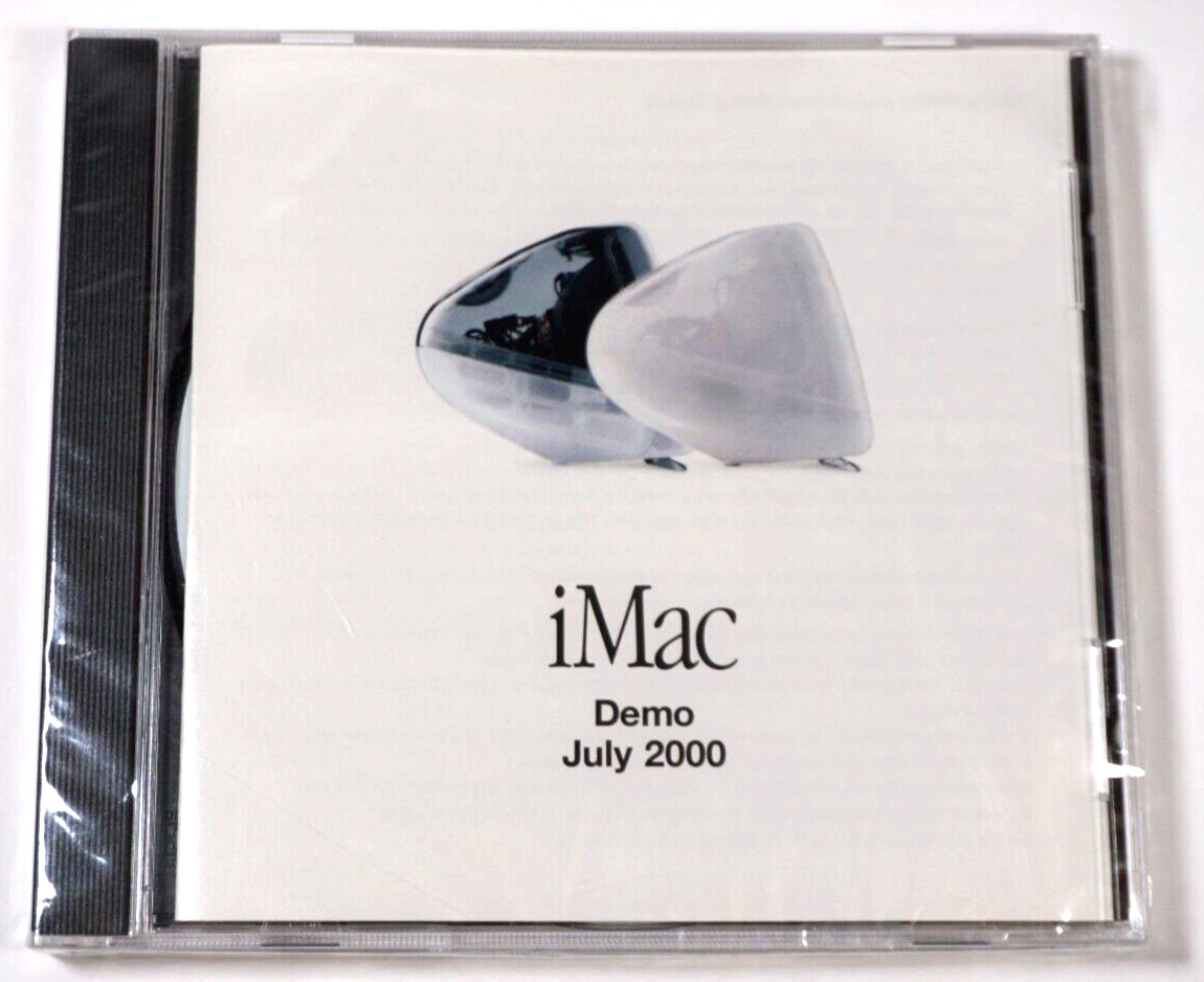 Apple iMac In-Store Demo July 2000 New Sealed CD In Original Case