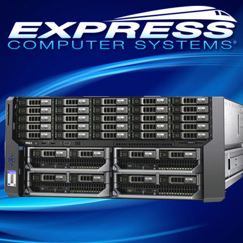 Dell PowerEdge VRTX 25x 1.2TB 10K - 4x M630 2x E5-2678v3 128GB 2x 100GB SSD H730