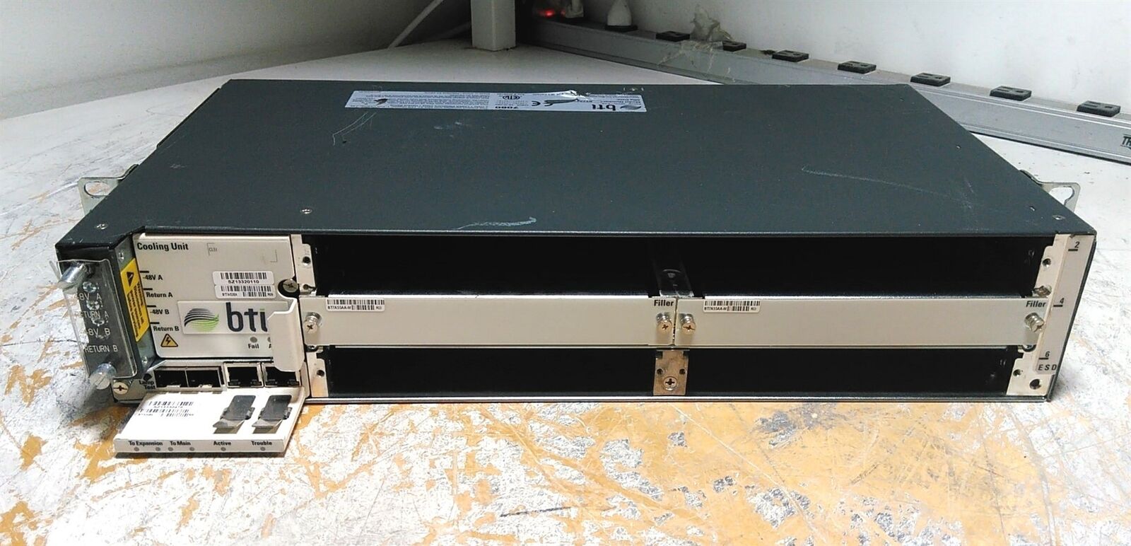 Power Tested Only BTI BT7A50AA 2U Chassis No Modules AS-IS