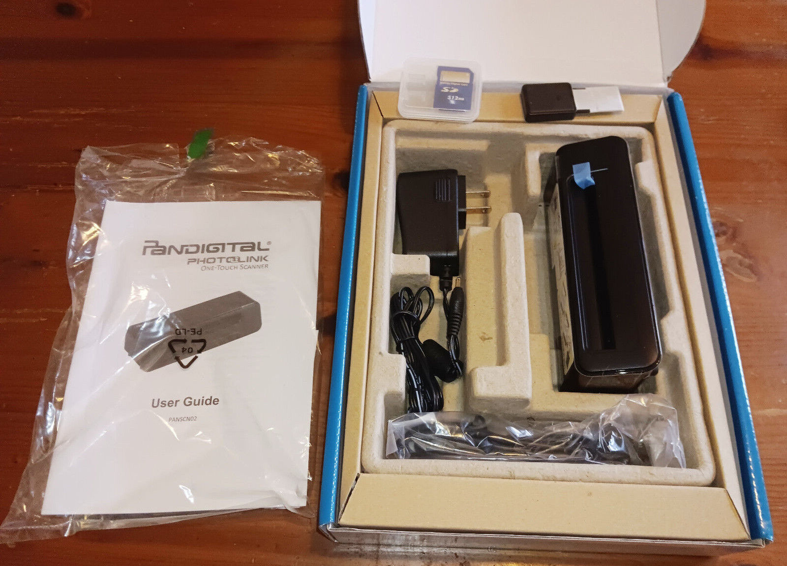 PanDigital PhotoLink One-Touch Portable Scanner USB PANSCN02 NEW Open Box