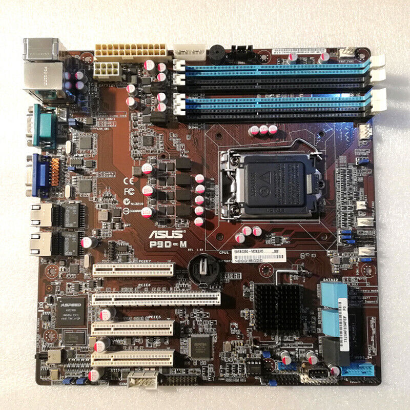 For Asus P9D-M Servers Motherboard Intel C224 1150Pin 4*DDR3 VGA COM 3*PCI mATX